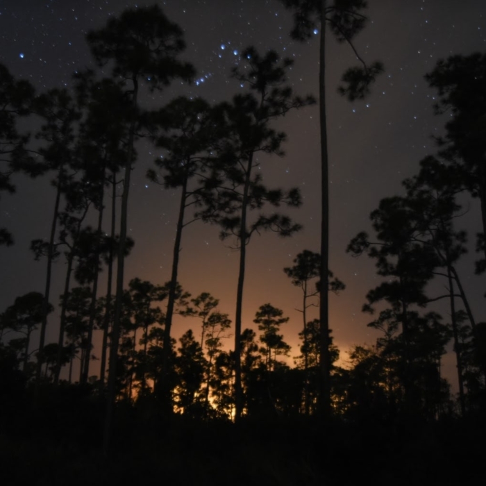 Everglades National Park Night Fires